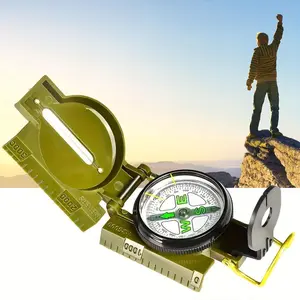 Outdoor Survival Compass, Multi-Functional Waterproof Portable Compass for Hiking Camping Travel, Essential Gear for Adventure Enthusiasts
