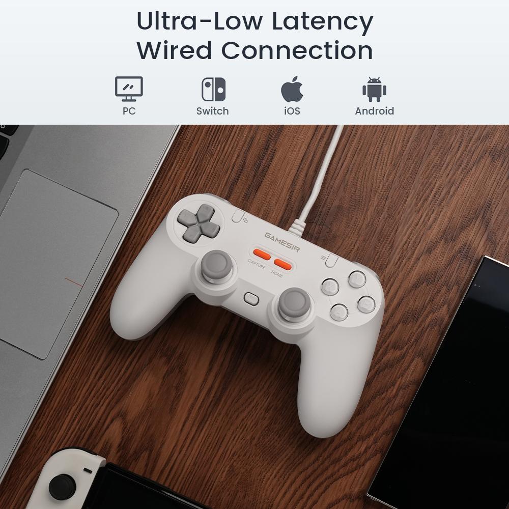 GameSir Tegenaria Lite(Not for PS4/5) Wired Game Controller – Retro Style, Symmetric Design, Plug & Play for PC GameSir Tegenaria Lite(Not for PS4/5) Wired Game Controller – Retro Style, Symmetric Design, Plug & Play for PC
