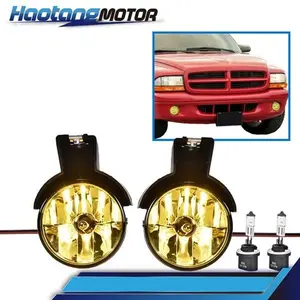 CROSSDESIGN Bumper Fog Light Driving Lamps Fit For 1997-00 Dodge DAKOTA 98-00 Dodge DURANGO
