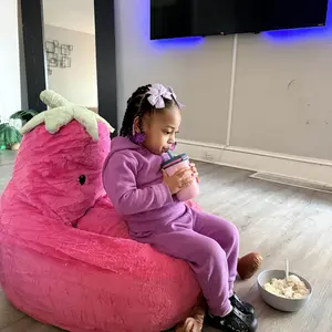 【NEW YEAR DEAL】31" 24'' Bean Bag Chair for Kids, Memory Foam Filled Bean Bag for Teens & Kids, Ultra Soft Fabric Bean Bag Chairs for Playroom, Living Room, Bedroom