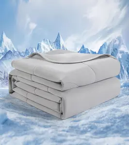 Jiaao Cooling Comforter Full Size Soft Breathable Silky Smooth Summer Blanket for Hot Sleepers & Night Sweats, Lightweight Cold Bedding Comforter Super Fluffy Duvet