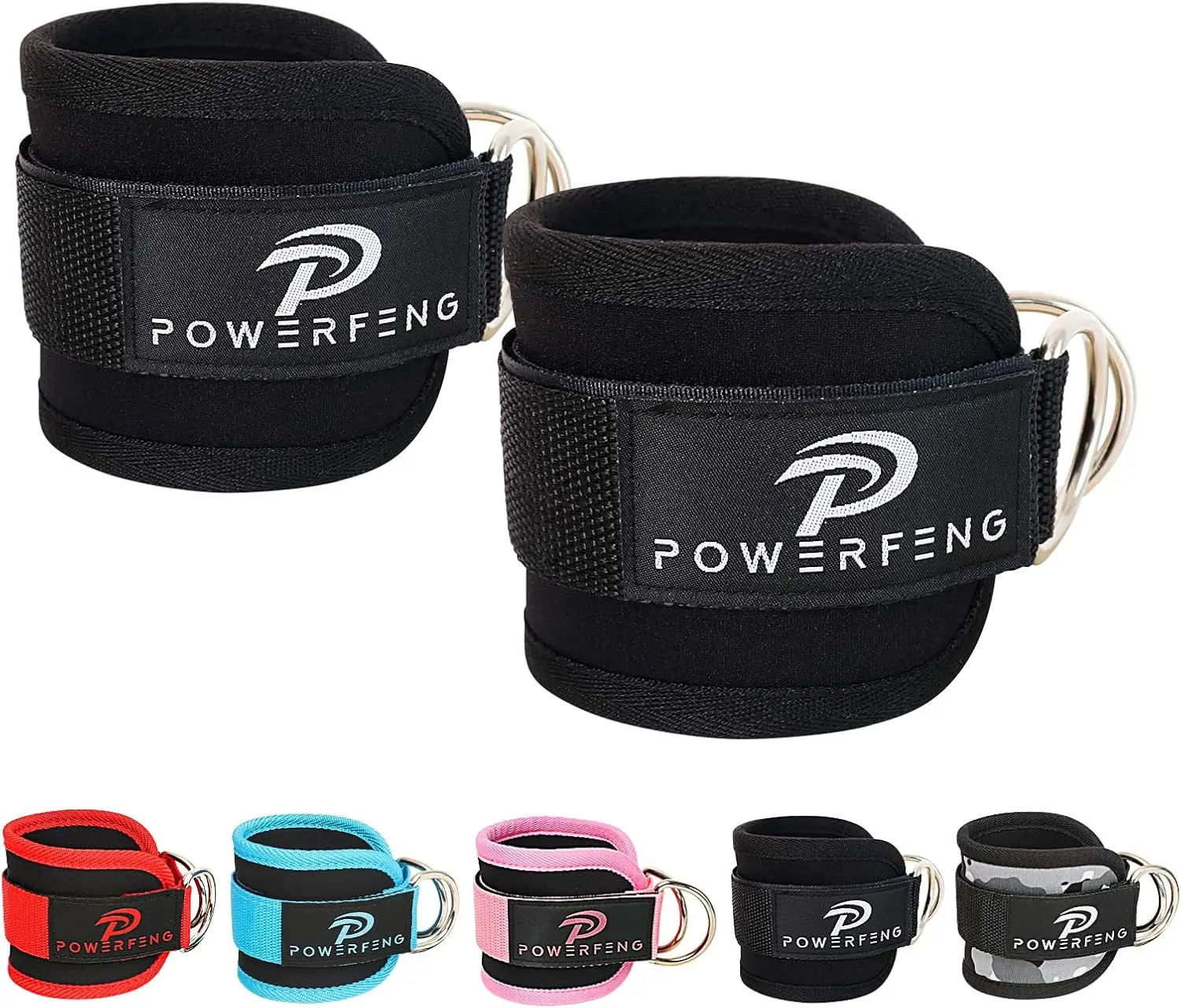 Ankle Strap Cable Machine Women, Glute Kickback Ankle Cuffs for Leg Workout Home Gym, for Leg Extensions & Booty Hip Abductors