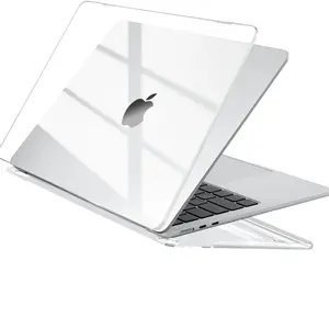 Transparent Protective Case for Macbook Neo 13 Inch, Air 15 Inch, Pro 14 Inch, Hard Shell, Keyboard Cover, Screen Protector, Bag