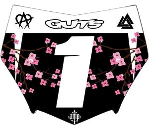 motocutz decal pink flowers