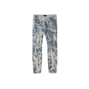 PURPLE BRAND BLUE FATIGUE MARBLE DENIM Mens Apparel