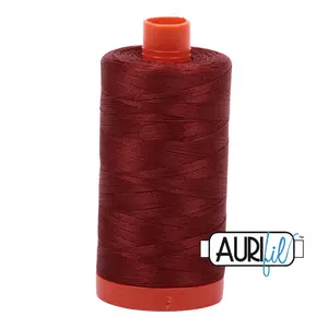 Aurifil 50wt Cotton Thread 1422yd - Rust - A1050-2355