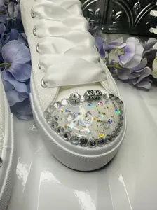 Wedding Sneakers High Top Custom