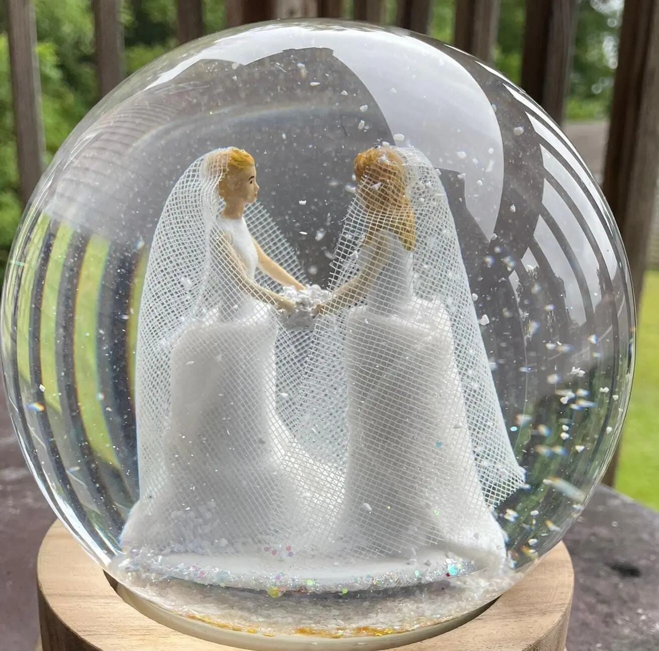 Musical Snow Globe- Custom snow globe