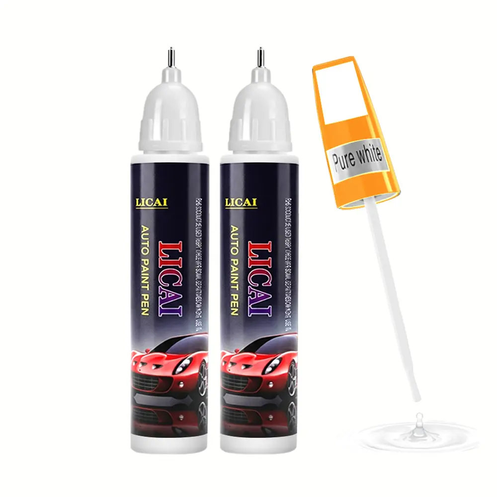 Professional Car Touch Up Paint - Car Paint Restorer, Color-Accurate Auto Scratch Repair Tool, Quick-Drying, Easy-to-Use, Safe, Waterproof, Versatile for Automotive Maintenance, Car Scratch Repair Paste, Metal Tip