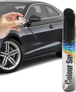 Fathers Day Car Touch-Up Paint Pen & Scratch Repair Marker & Eraser for Automotive Chips & Scratches, Dripless Paint Repair with Clear Coat & UV Protection, 0.5oz Universal Pen