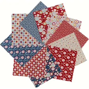 iNee Packs for Quilting 5 inch, Precut Cotton Quilting Bundle, 50 Squares, Candy