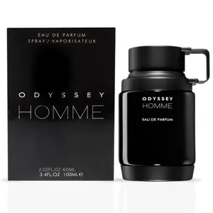 Odyssey Homme Black Eau de Parfum Spray 100ml (3.4 oz) by Armaf