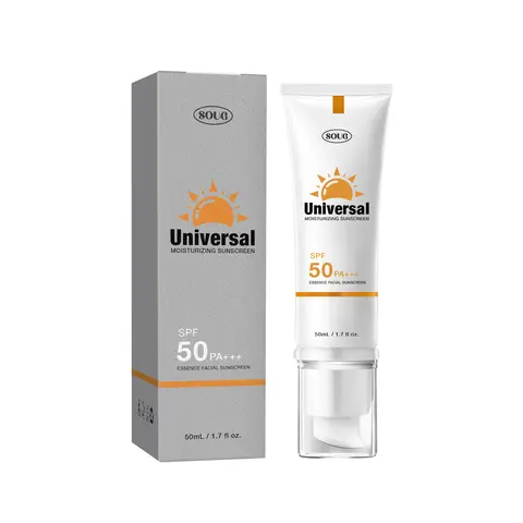 SOUG Broad Spectrum Facial Sunscreen & Sun Care - SPF 50+ Sunblock, Hydrating Tinted Moisturizer for Adults, Illuminating Dual-Function Lightweight Essence, Non-Sticky, Waterproof, Sun Protection for Burn & Tanning Prevention