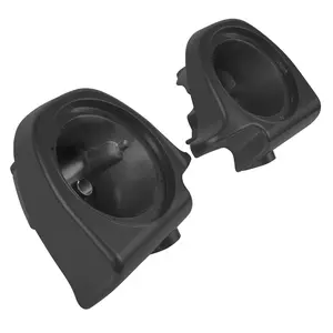 Denim Black 6.5" Lower Vented Fairing Speaker Pod Mounts for Harley® Touring '94-'25