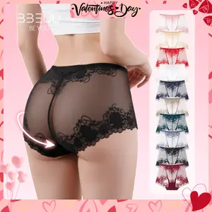BBEUU 5 PCS Ladies Silk Lace Handmade Panties