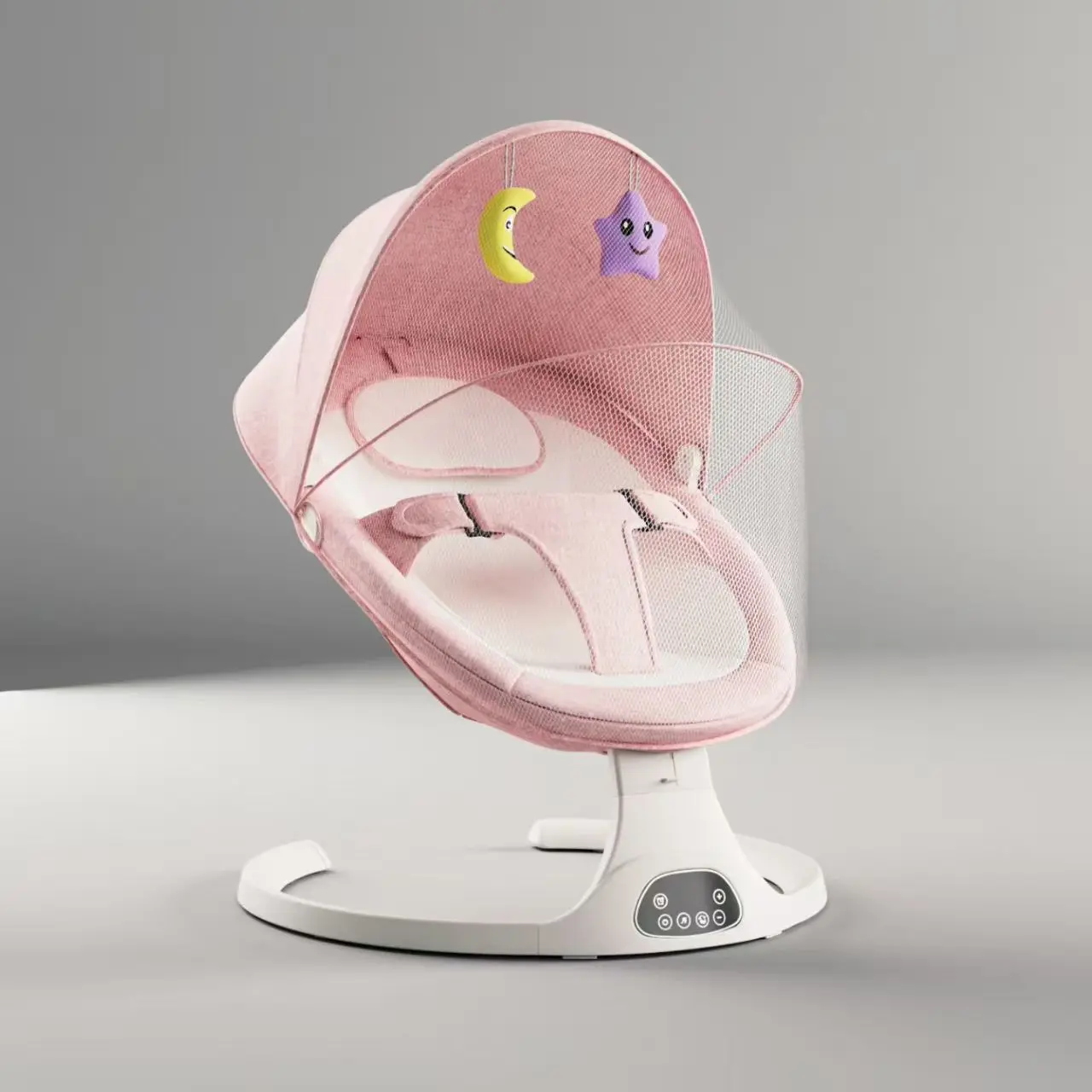 Newborn Baby Adjustable Speed Swing Chair - 5-Speed, Anti-Reclined, Portable Baby Stuff for Infants, Adjustable Speeds