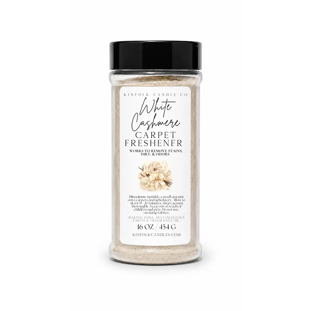 Winter Cozy Carpet Freshener – Luxury Deodorizing Powder for Rugs & Carpets