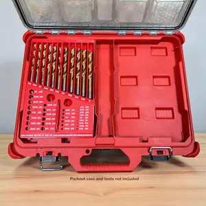 Drill Bit and Tap Organizer compatible with Milwaukee Packout