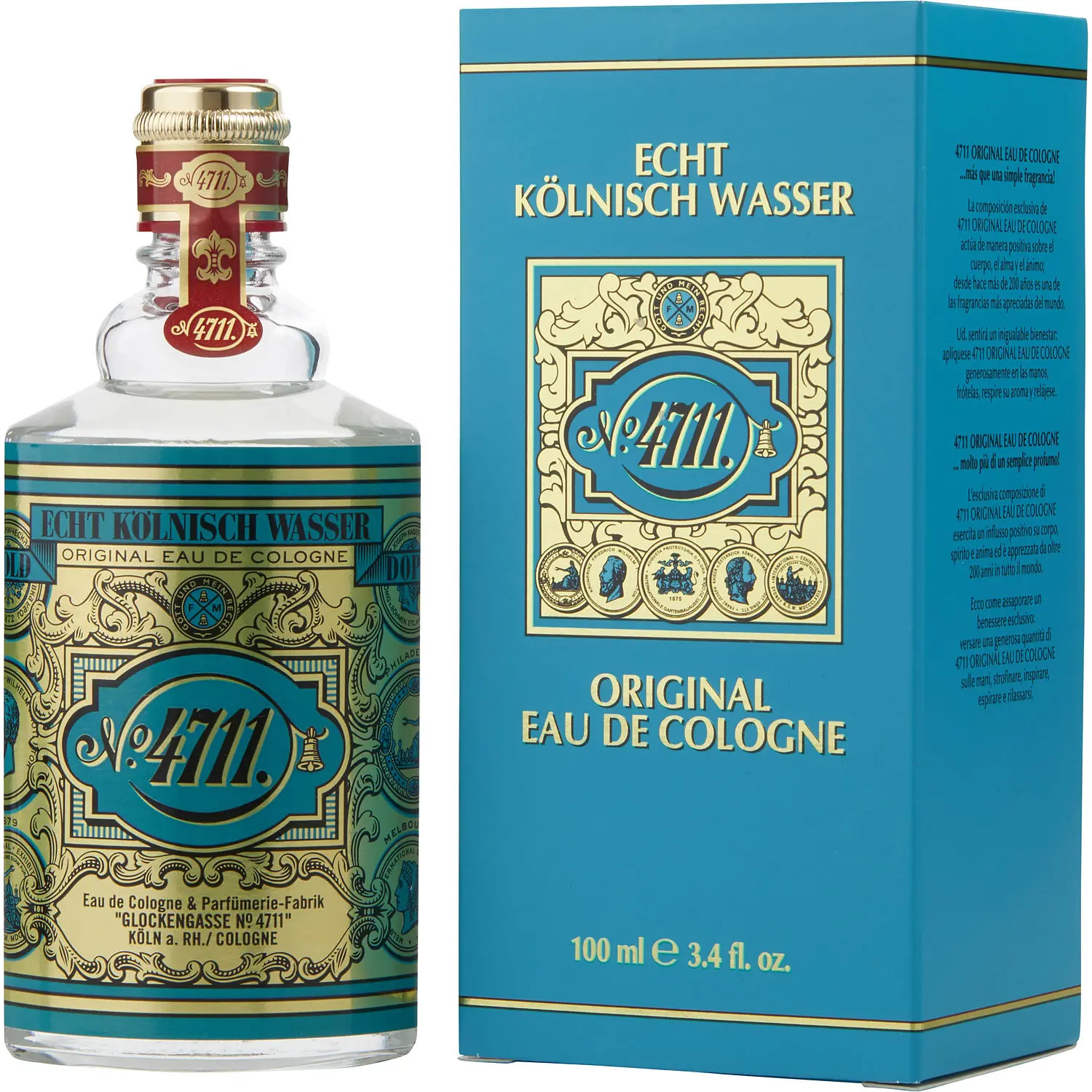 eau de cologne 3.4 oz