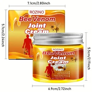 【Ten pack at a better price】ROZINO Honey Joint Cream 150G - Specialized Relief for Joints for Joint Health and Support