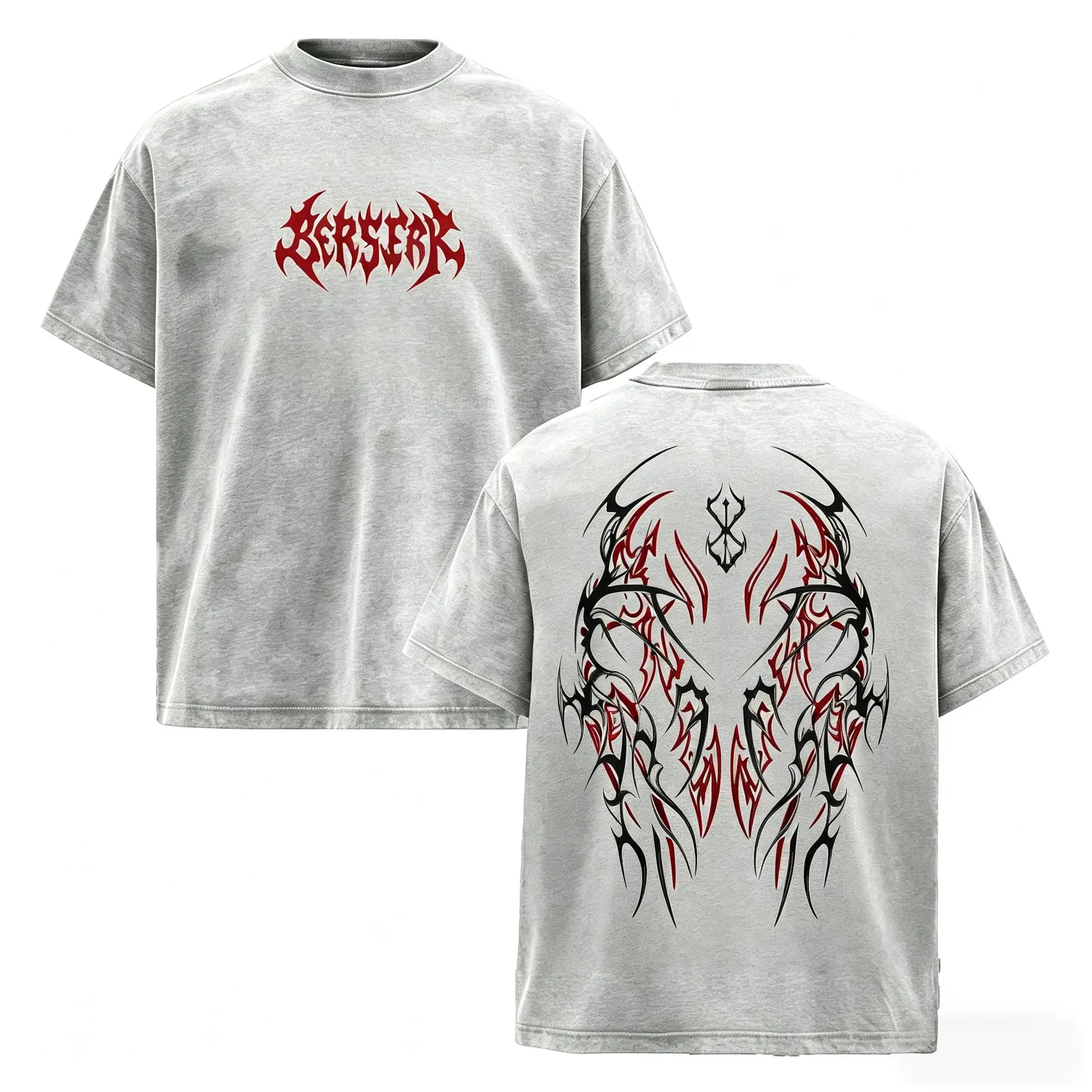 Berserk Pump Cover T-Shirt Vintage Washed OversizedGym Streetwear Tee Heavy Cotton Fitness Top DarkAesthetic Unisex Apparel Soft Loose Fit for WorkoutTraining wind breaker world tshirts book merch funnygraphic tee men's trendy t-shirts deals
