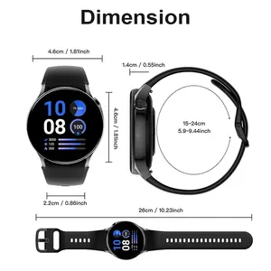 Premium Business Smartwatch 2026 AMOLED Display Bluetooth Calling 120+ Fitness Modes Health Monitoring IP68 Waterproof for Women