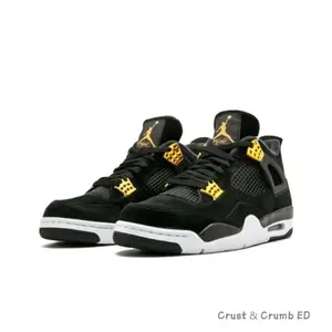 Yellow and black fashionable retro trendy casual versatile sports mid-top basketball shoes