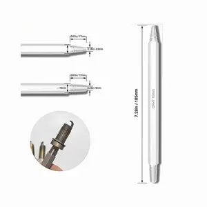 2026 Upgraded Broken spark Plug Remover,Spark plug removal tools, reverse thread taps, spark plug removal screws, automotive spark plug removal tools Portable Easy Installation Removal Tool