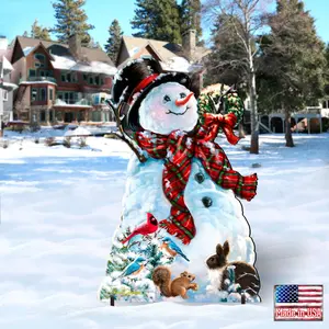 Designocracy 8461024F-1563 32 x 21 in. An Old-fashioned Christmas Christmas Outdoor Yard Sign Decor