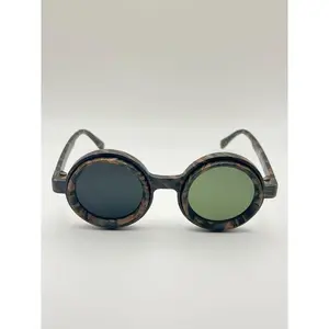 Adjustable Tint Steampunk Goggles: Lightweight UV400 Round Sunglasses for Festivals & Cosplay