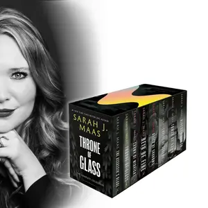 Throne of Glass Complete Paperback Box Set – Sarah J. Maas Fantasy Romance Books Collection, BookTok Viral Series for Fantasy Readers Hardcover Box Set
