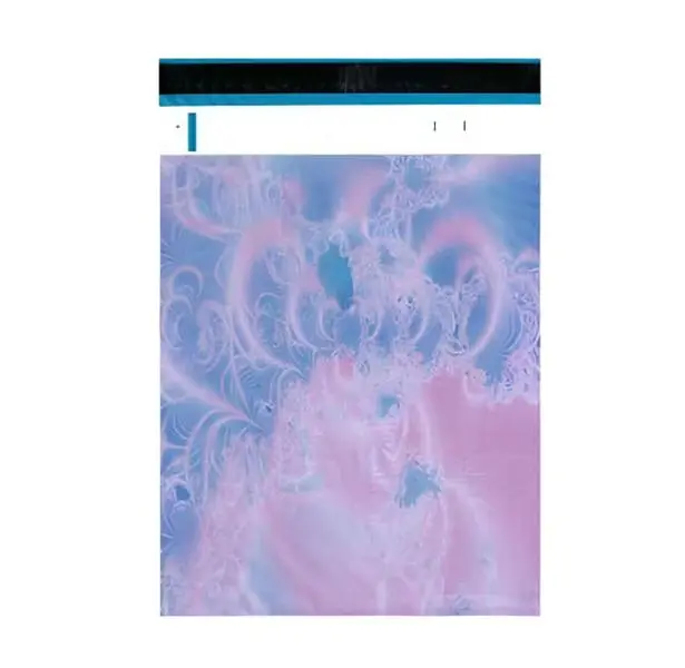 Pink Purple Mist Swirl Poly Mailers Size 10x13 Colorful Shipping Bags
