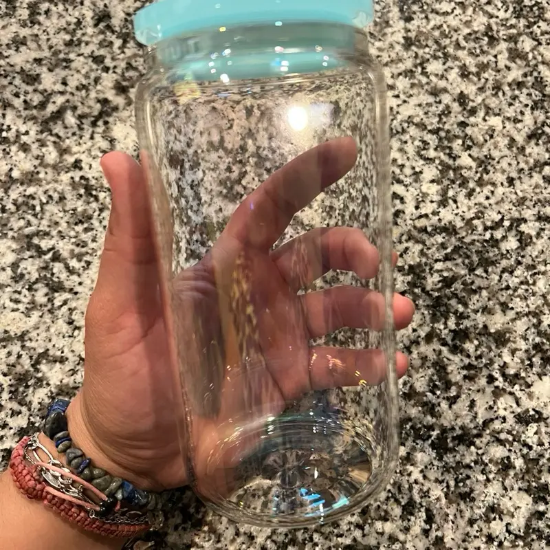 Iridescent glass cups (5 pack)
