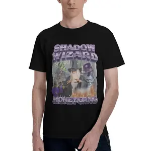 100% Cotton Shadow Wizard Money Gang Viral Meme Sarcastic Ironic Gen Z T-Shirt