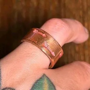Copper Arrow Ring for Men and Women - Classic and Stylish