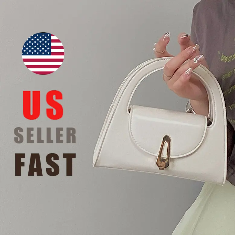 Nice niche design high-end retro lock handbag