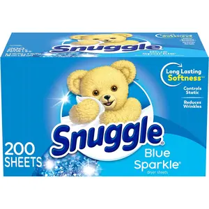 Dryer Sheets, Long Lasting Fresh and Clean Scent, Laundry Fabric Softener, Control Static, Reduce Wrinkles, HE Safe, 200 Count No brand
