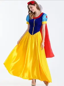 Cartoon Princess Snow White Halloween Carnival Party Costume Adult Cosplay Dress Princess Dress Women Adult Clothingzhuangs