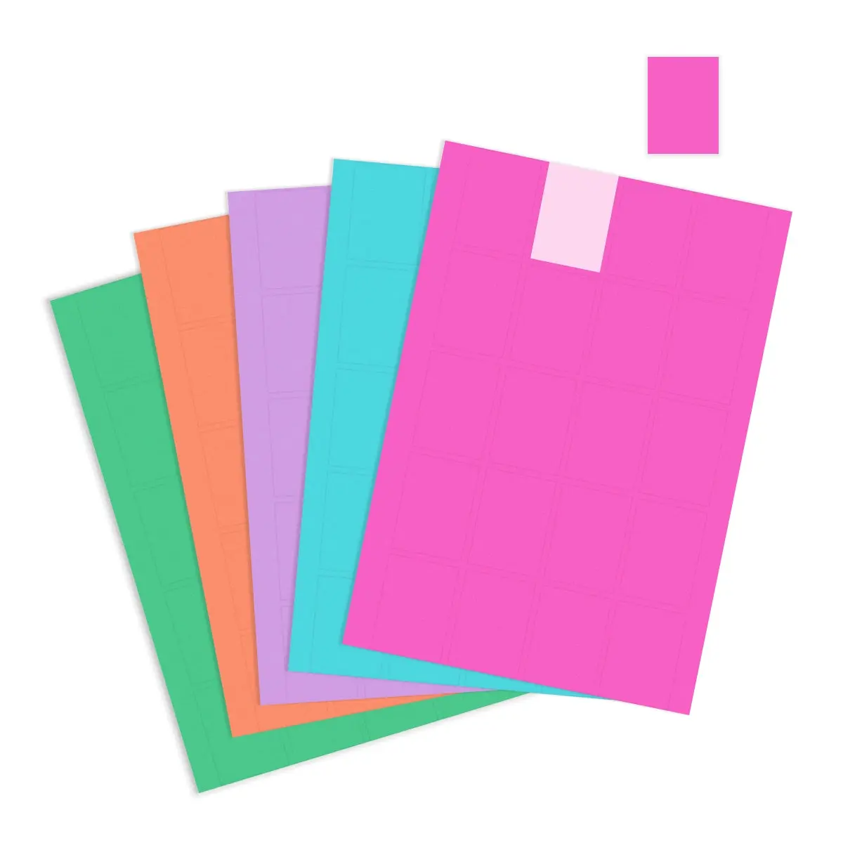 Expanded Multi-Color Sticker Pack - 10 Color Labels for Calendars, Goal Tracking & Productivity Planning