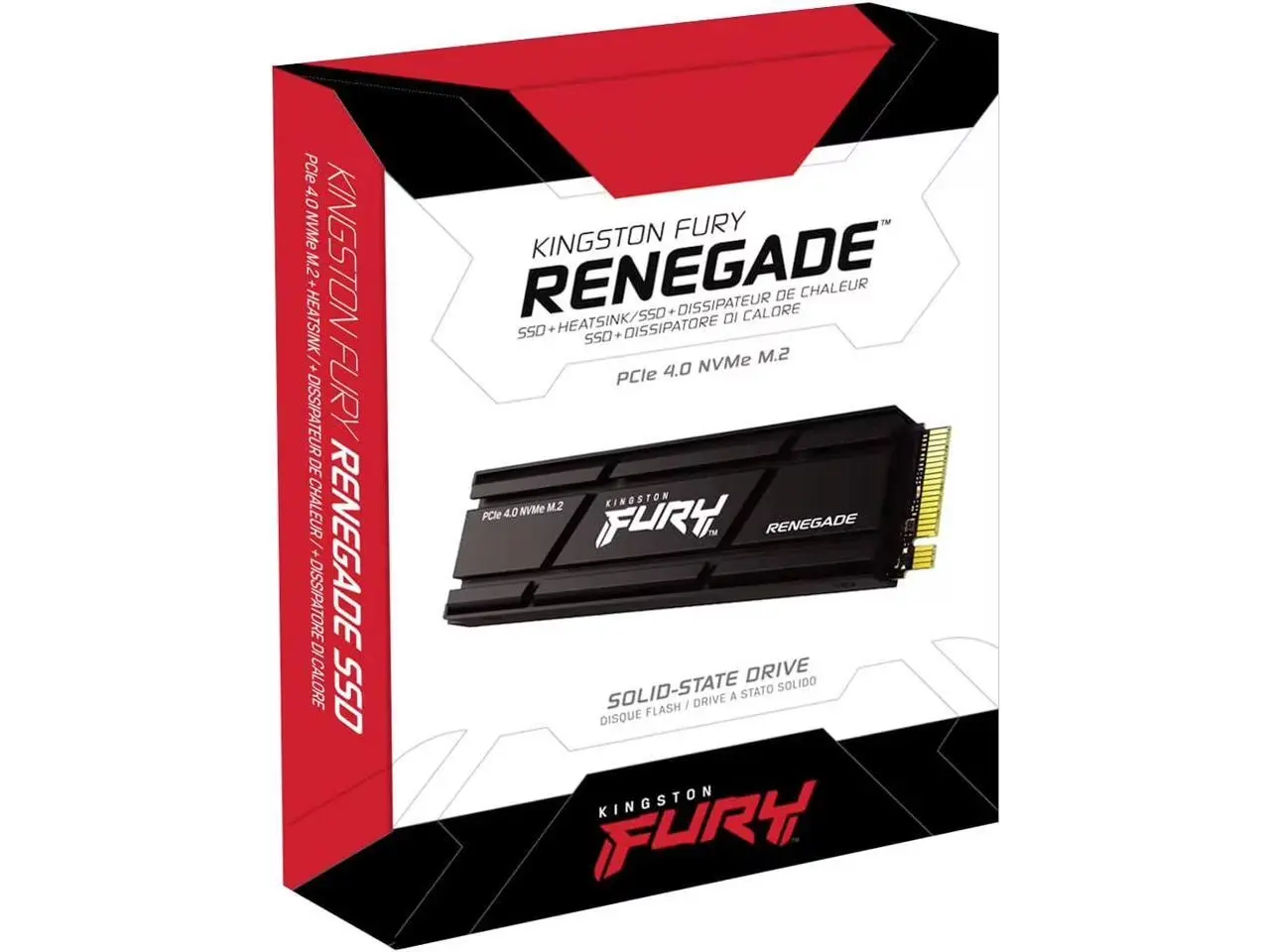 SFYRDK/2000G Fury Renegade 2TB PCIe Gen 4 NVMe M.2 Internal Gaming SSD with Heat Sink|PS5 Ready|Up to 7300MB/s
