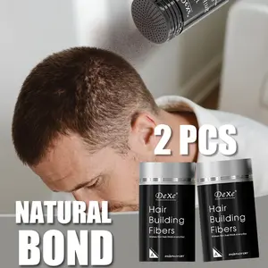 DEXE Thickening Hair Fiber Powder, 2-Can Pack, Natural Root Strengthening Rapid Thickening Hair Powder, Suitable for Both Men and Women hair care