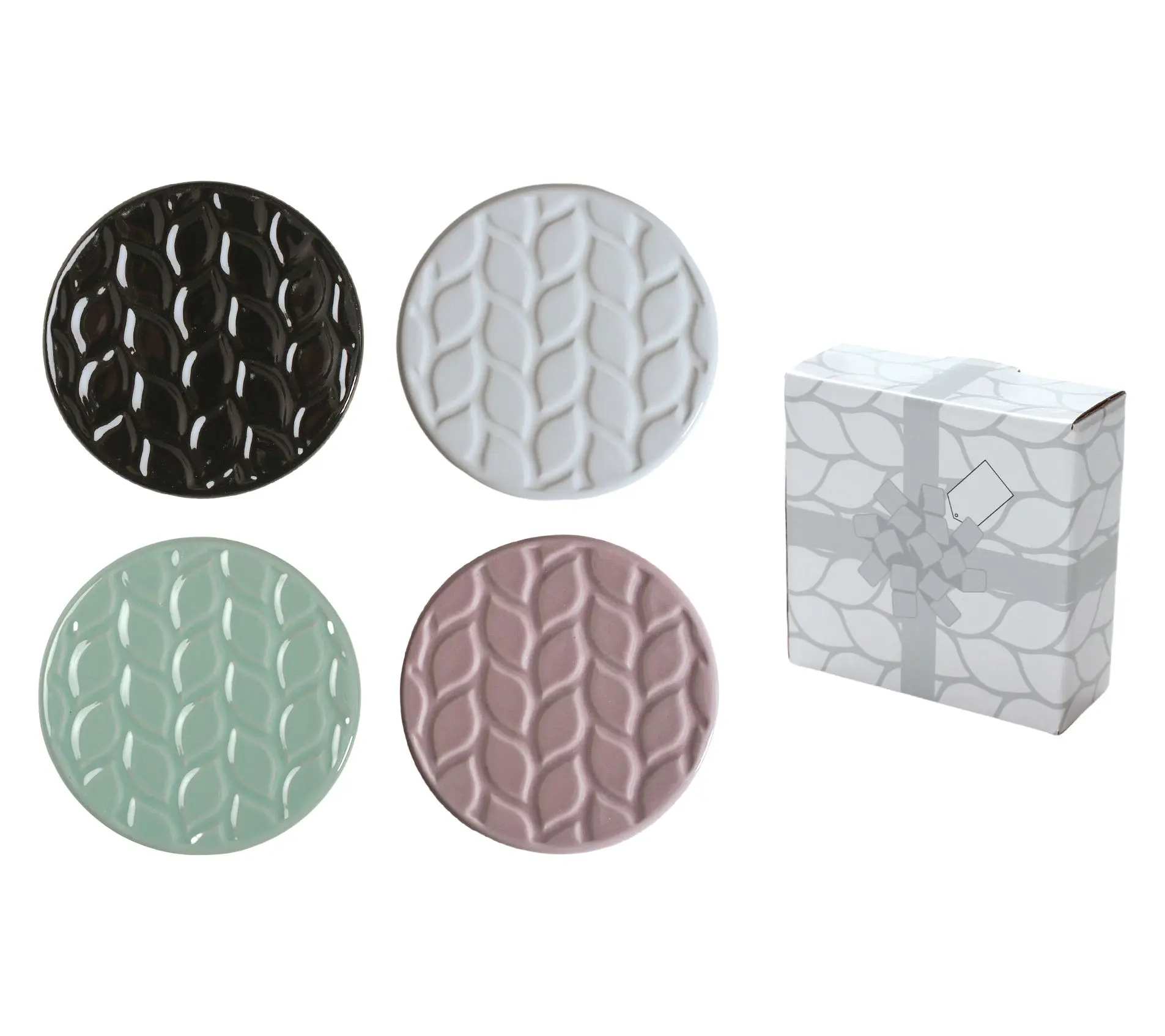 Temp-tations Seasonal Set of (4) Coasters with Gift Box