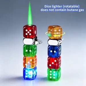 2026 Butane-Free Dice Lighter, Stress Relief Novelty Toy, Multi-Use Kitchen & Outdoor Tool, Candle Accessory, Perfect Gift for Parties, Birthdays and Holidays
