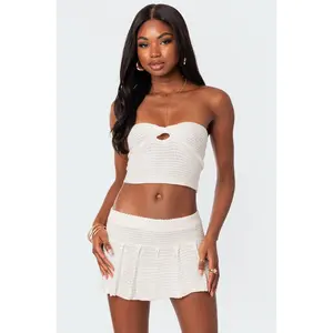 Kiera Twist Front Knit Tube Top