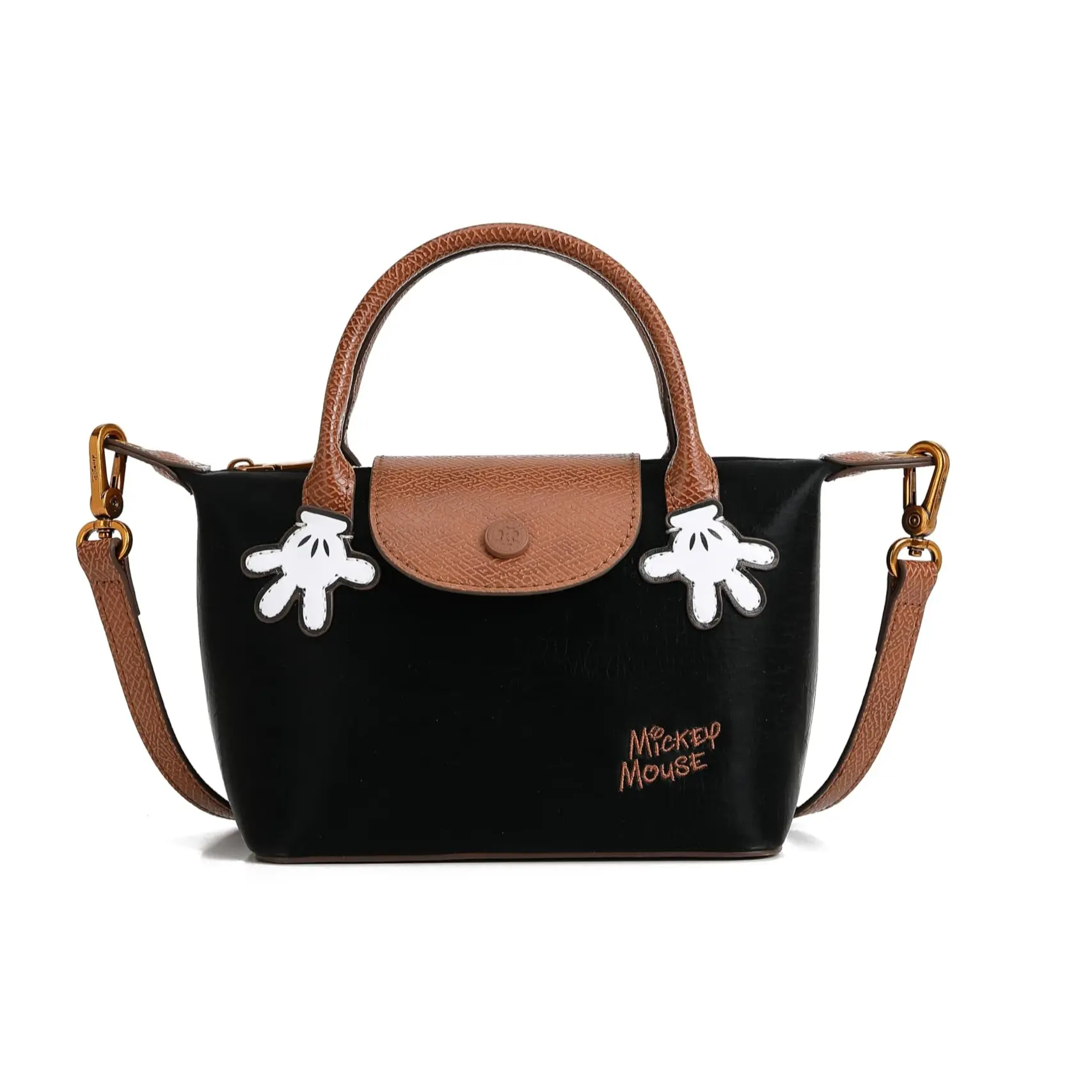 MINISO x Disney Mickey  French Square Bag - Women's Cute Mini Crossbody Shoulder Handbag for Daily Outfits, Travel, Back To School