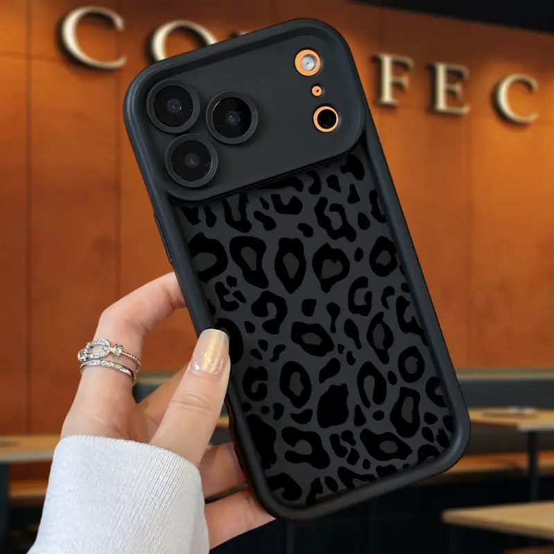 Classic Leopard Print Anti-Drop Soft TPU Silicone Smartphone Case - Rugged Camera Protection, Shockproof Accessory for iPhone 17 Air, 16, 16e, 16 Plus, 15, 14, 13, 12, 11 Pro Max Plus, X, XS (Multi Models Fit)