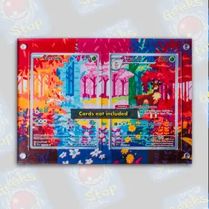 Deerling and Sawsbuck Custom Extended Art Acrylic Display Frame