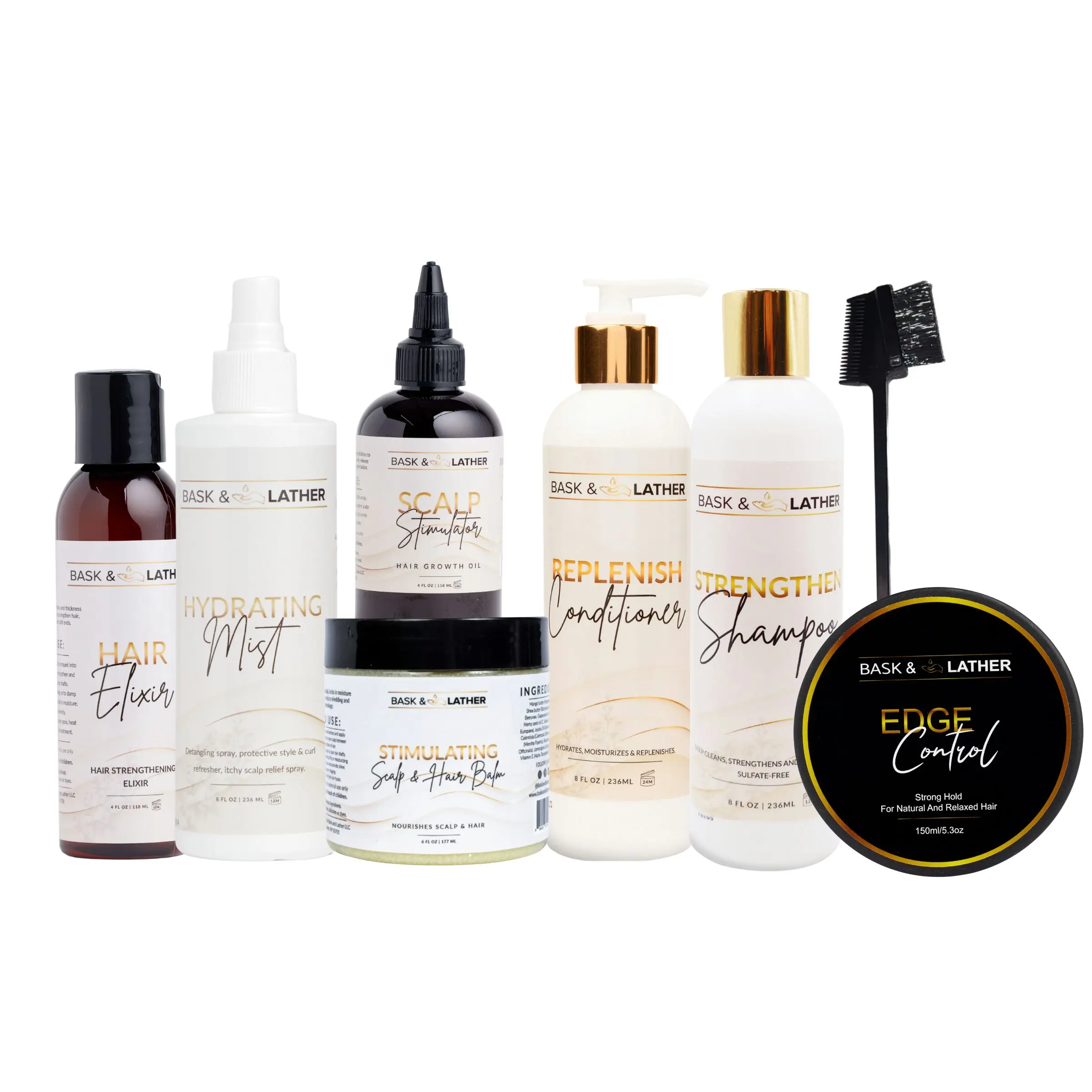 Healthy Hair Starter + Viral Edge Styling Kit