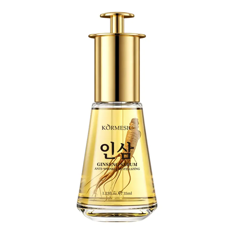 Ginseng Face Serum - Korean Skincare Essence with Real Ginseng, Anti-Wrinkle, Revitalizing, Fresh Light Hydration Serum for Fine Lines, Firming Deep Hydration, 35ml/1.23fl.oz, Light Serum