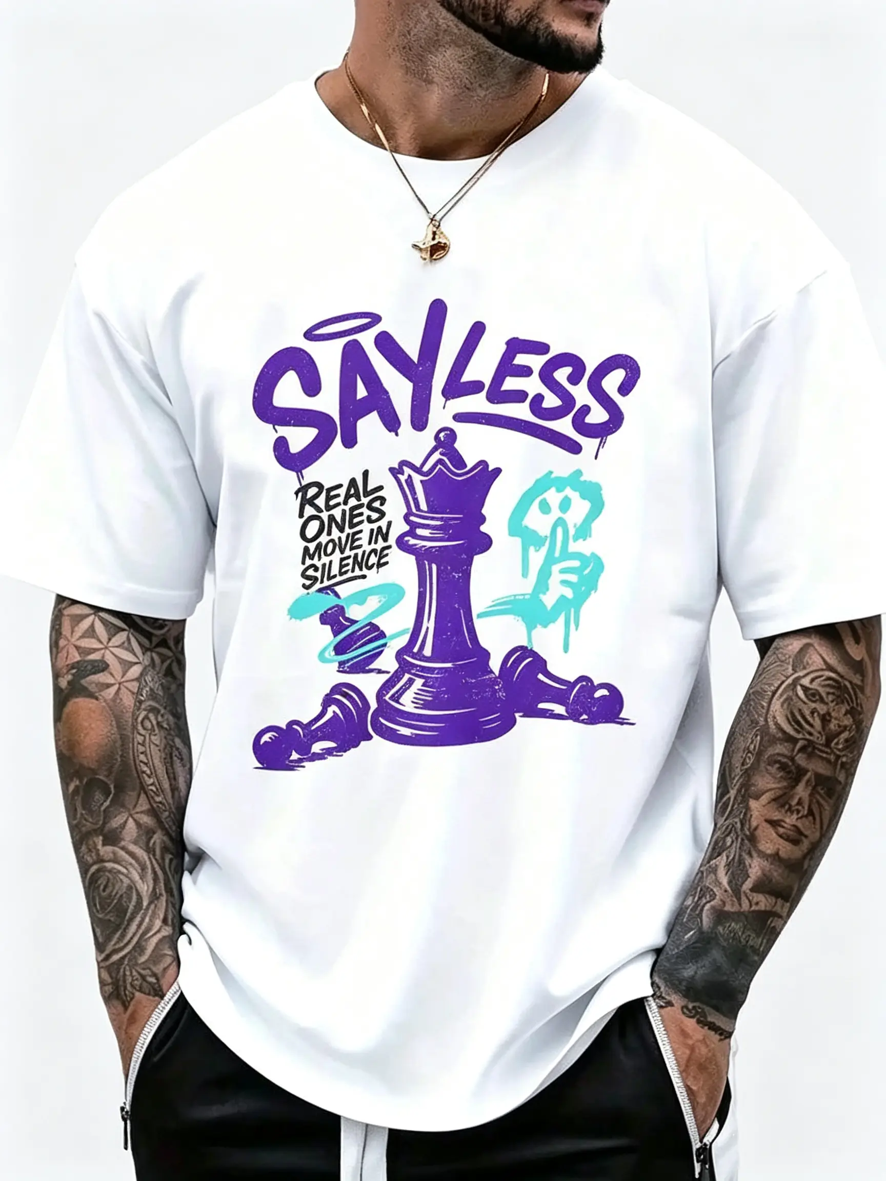 100% Cotton Funny Retro Purple Grape  Men  Team T-Shirt Street Hip-Hop Style Men's T-Shirt